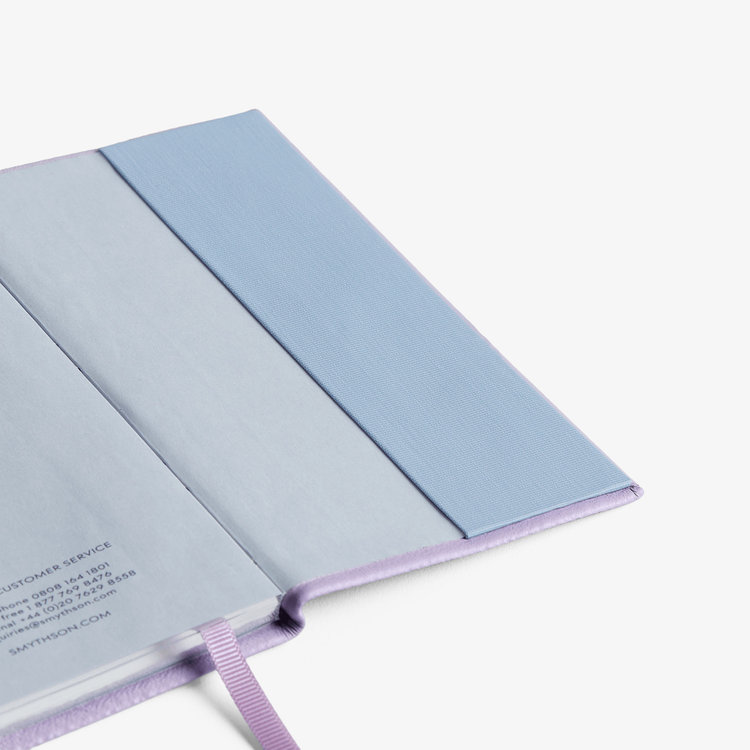 Smythson Pastegrain 2026 Panama Weekly Diary LILAC