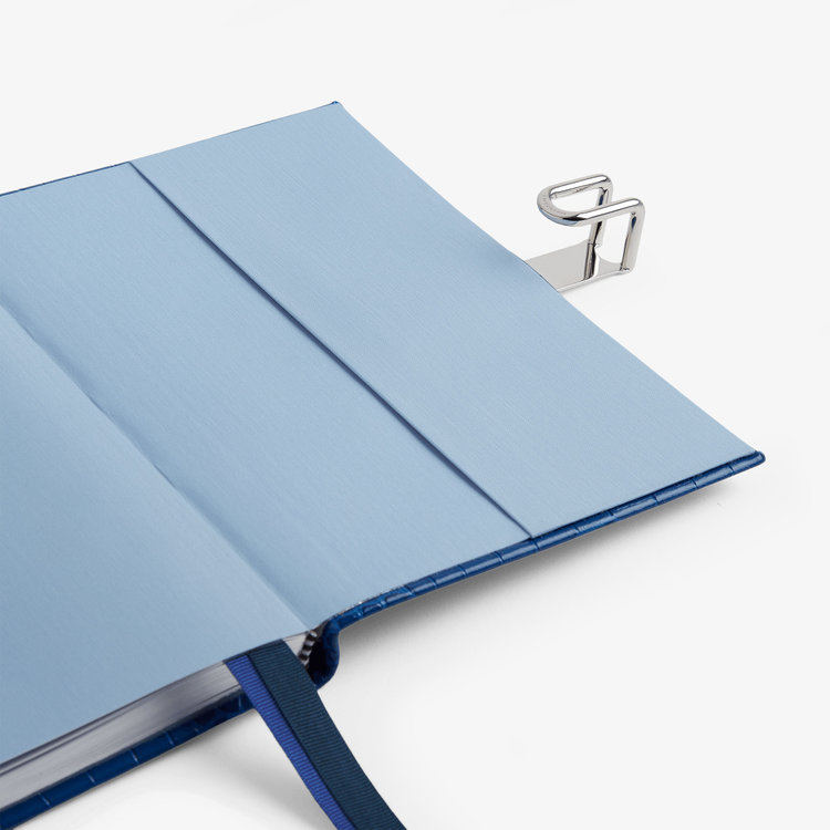 Smythson 【予約】2027 Soho Weekly Diary with Slide in Mara CERULEAN