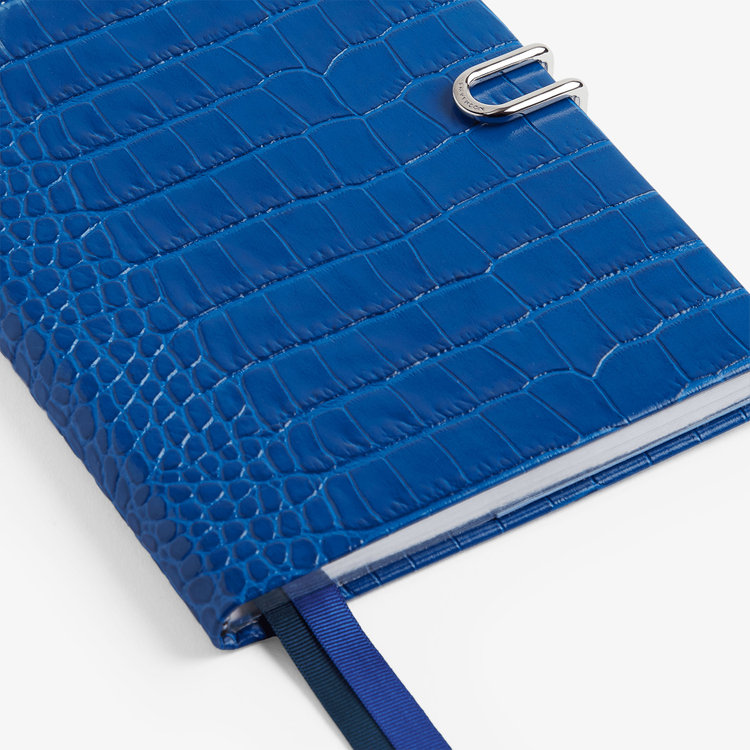 Smythson 【予約】2027 Soho Weekly Diary with Slide in Mara CERULEAN