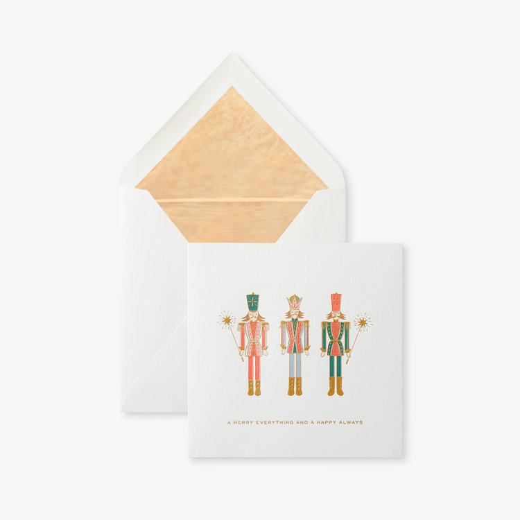 Smythson Christmas Nutcracker 10CE WHITE WOVE