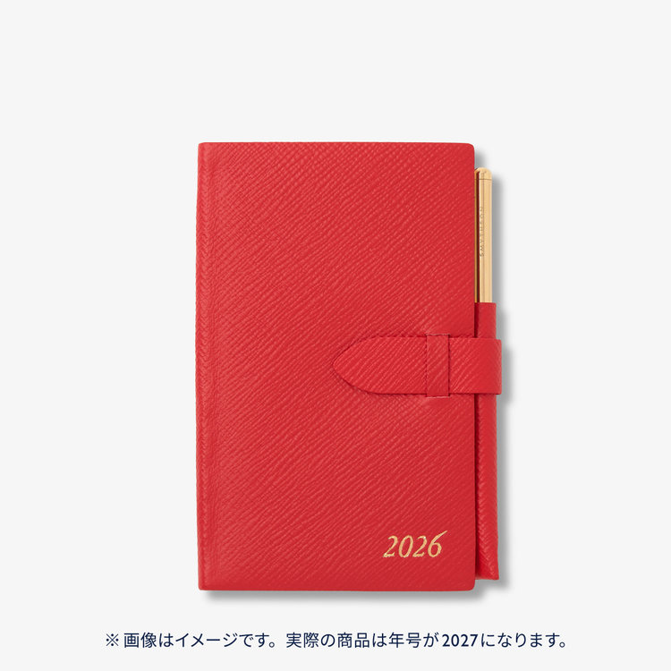 【予約】2027 Panama Weekly Diary with Pencil in Pastegrain