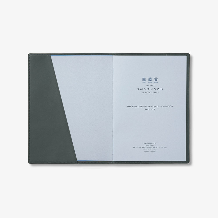 Evergreen Refillable Mid-Size Notebook in Ludlow