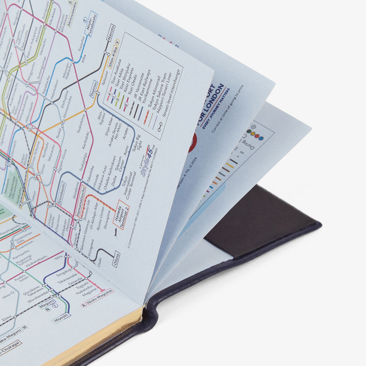 Smythson Pastegrain 2026 Panama Weekly Diary NAVY