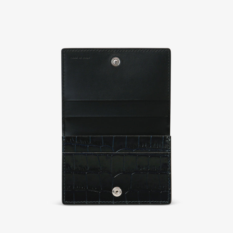 Mara Folded Card Case With Snap Closure