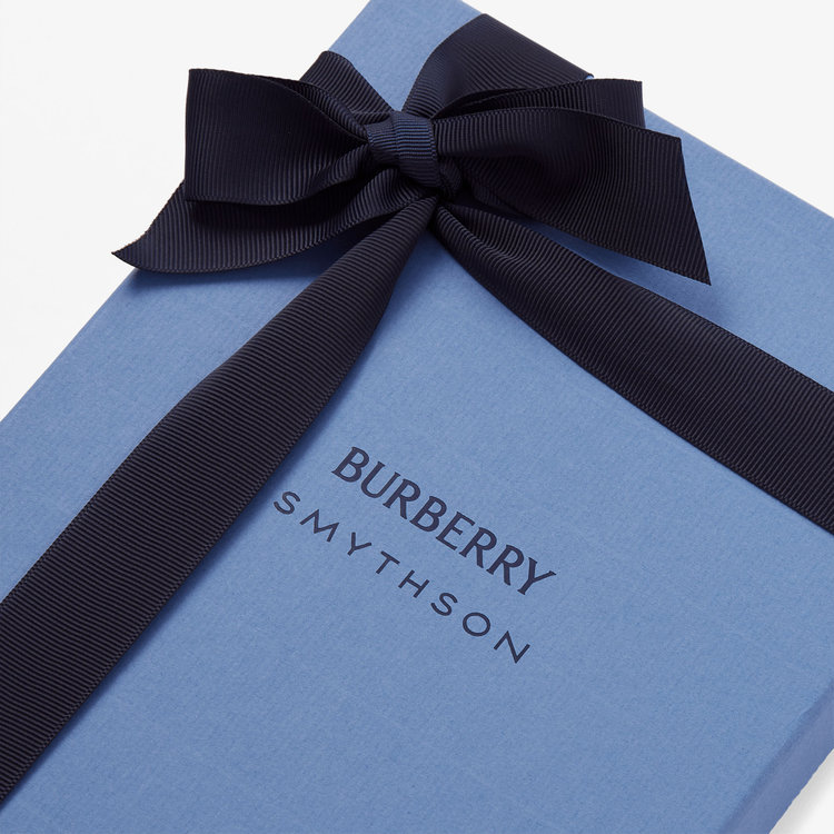 Smythson Burberry x Smythson Soho Notebook in Pastegrain SCARLET RED