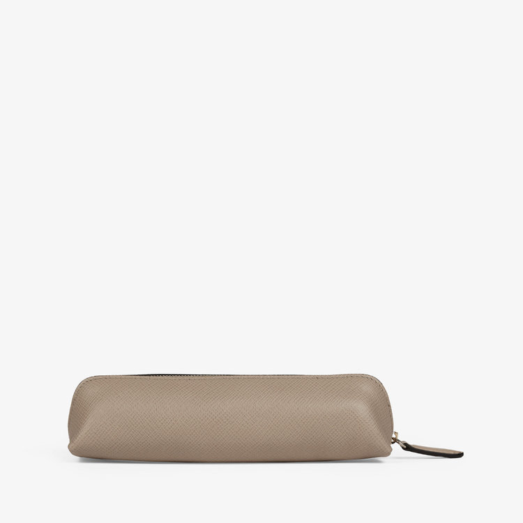 Smythson Panama Pencil Case SANDSTONE