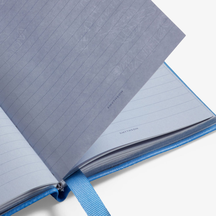 Smythson Pastegrain Chelsea Wonder Woman NILE BLUE