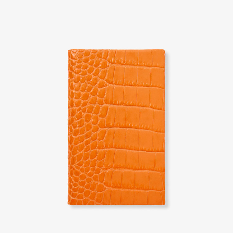 Smythson Mara Panama Notebook LIGHT ORANGE