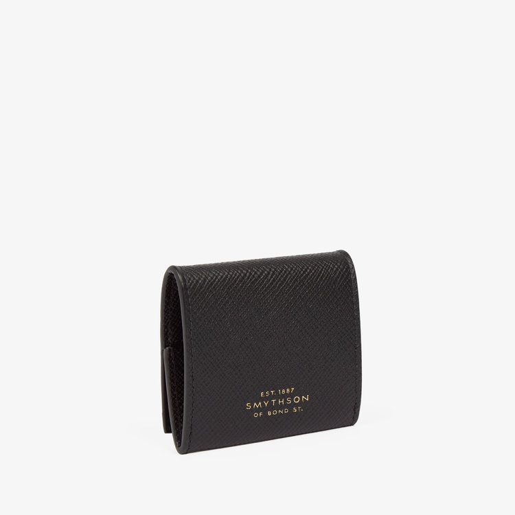 Smythson 【日本限定】Panama Coin Purse BLACK