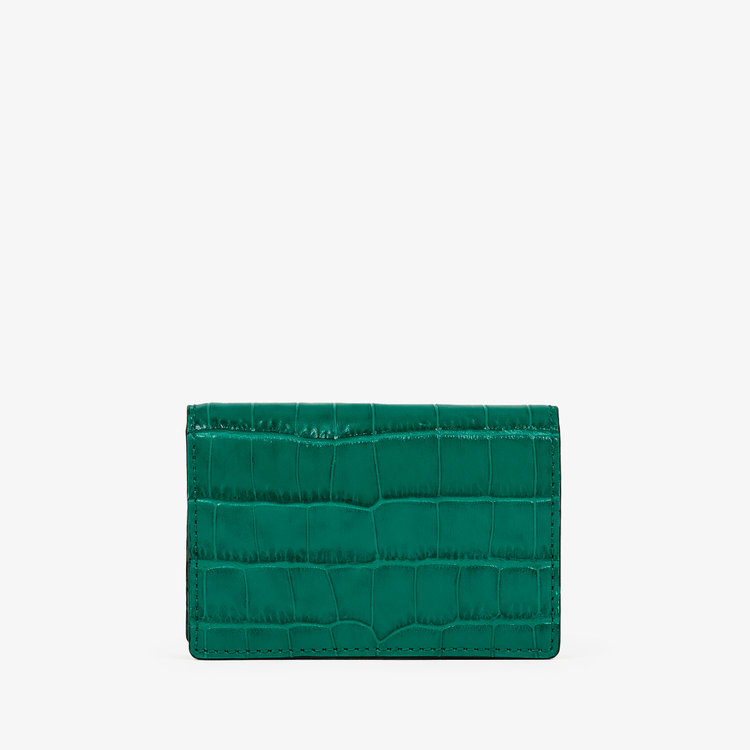 Mara Folded Card Case With Snap Closure