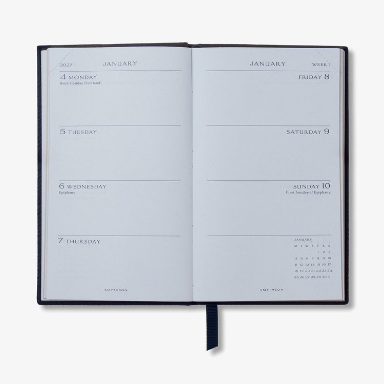 【予約】2027 Panama Weekly Diary in Pastegrain