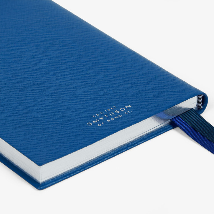 Smythson 【予約】2027 Chelsea Weekly Diary in Pastegrain CERULEAN