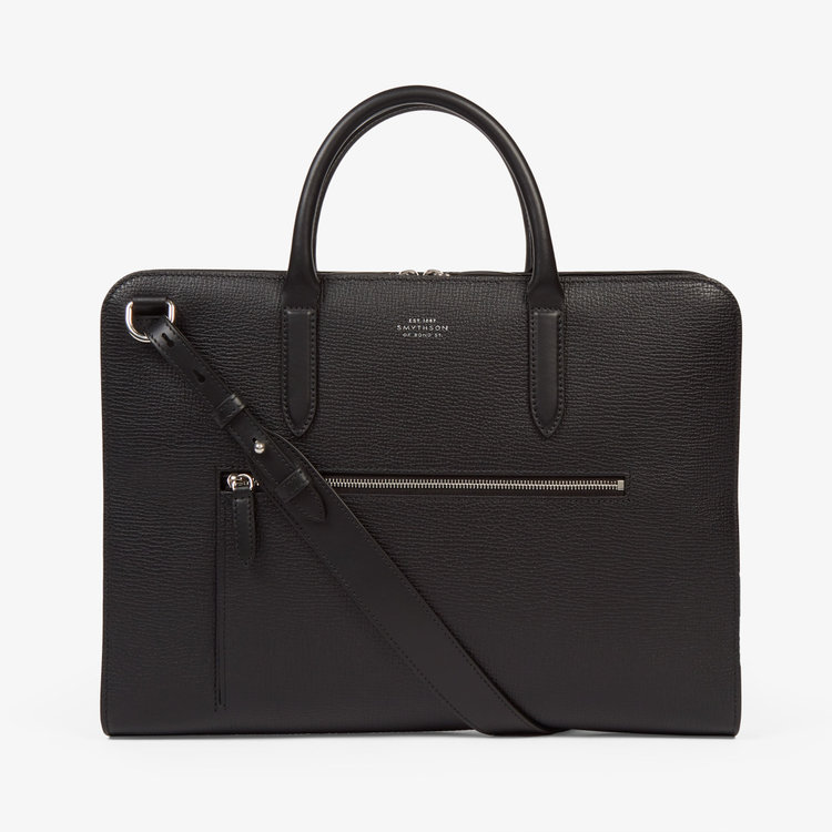 Ludlow Ultra Slim Brief Case With Zip Front