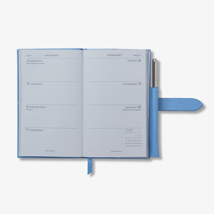【予約】2027 Panama Weekly Diary with Pencil in Pastegrain