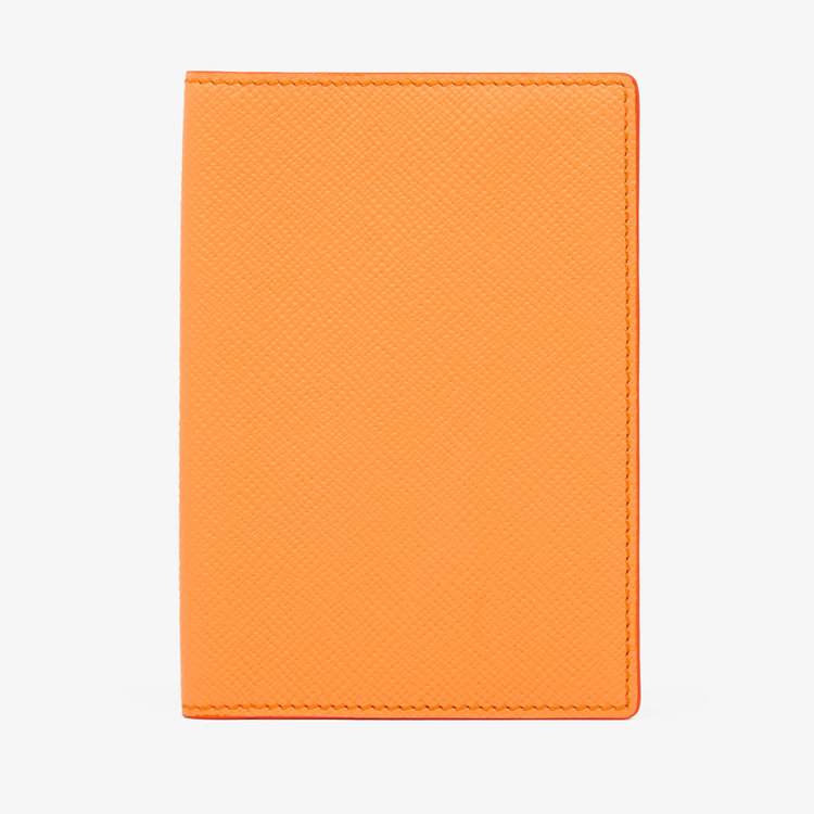 Smythson Panama Passport Cover LIGHT ORANGE