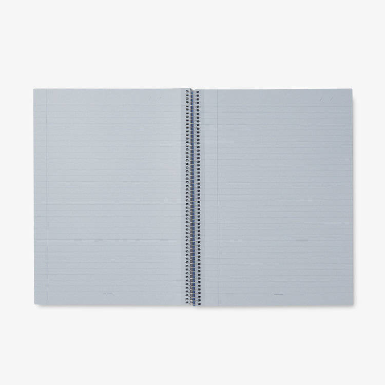 Smythson A4 Spiral Bound Refill NILE BLUE