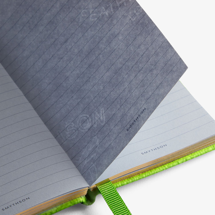 Smythson Pastegrain Wafer Smile APPLE GREEN