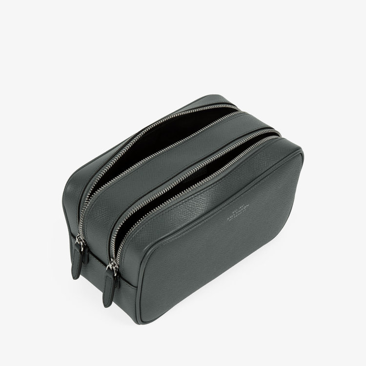 Double Zip Washbag in Panama
