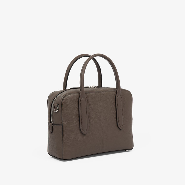 Smythson Ludlow Mini Lytton Bag DARK TAUPE