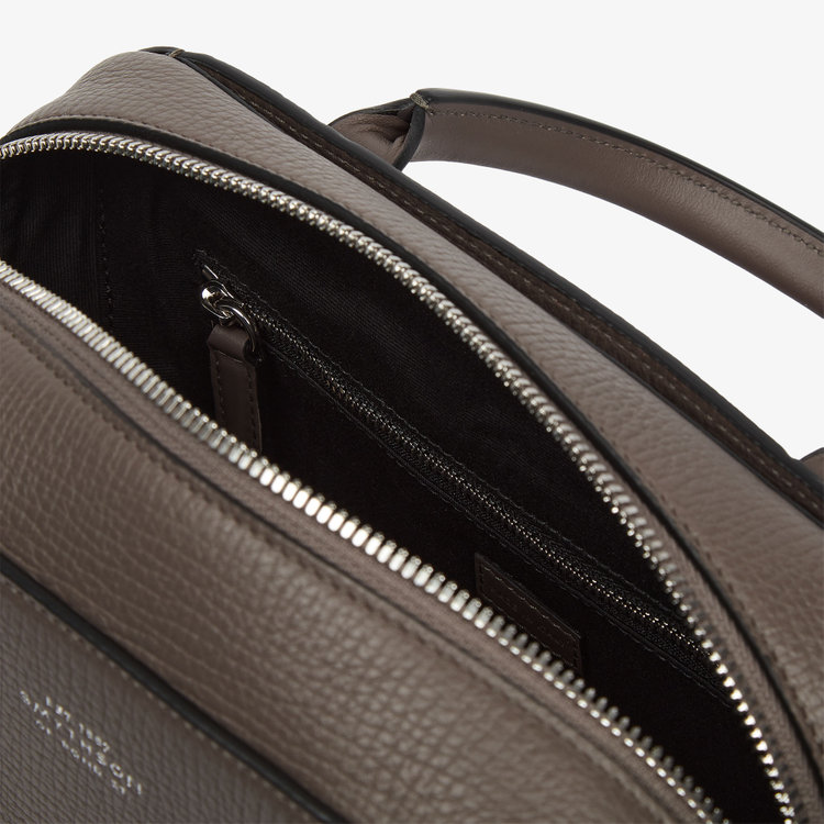 Smythson Ludlow Mini Lytton Bag DARK TAUPE