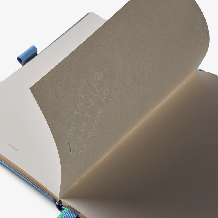 Smythson Smythson x Peter Rabbit and Friends Soho Sketchbook in Panama NILE BLUE