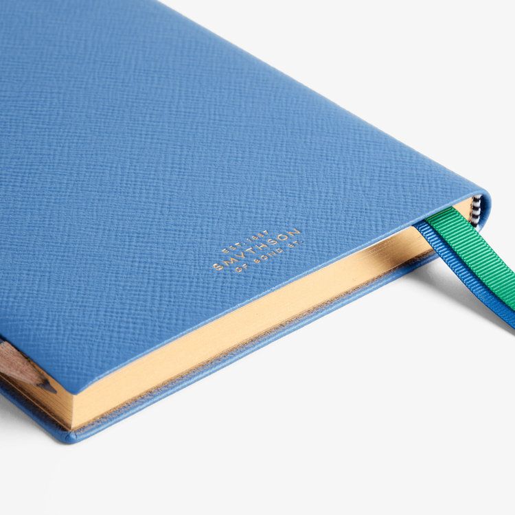 Smythson Smythson x Peter Rabbit and Friends Soho Sketchbook in Panama NILE BLUE