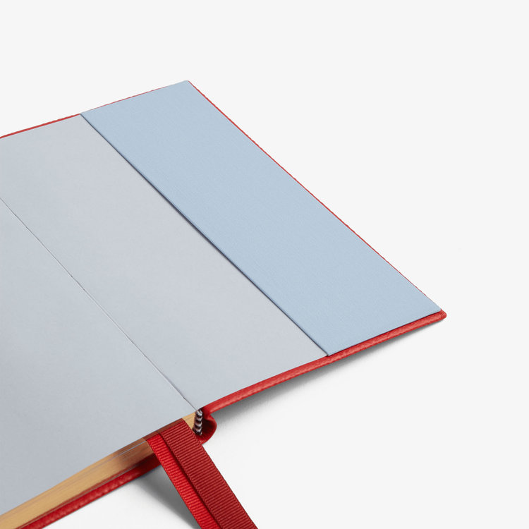 Smythson 【予約】2027 Chelsea Weekly Diary in Pastegrain SCARLET RED
