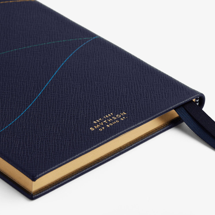 Smythson 【予約】2027 Soho Dogs Weekly Diary in Panama NAVY