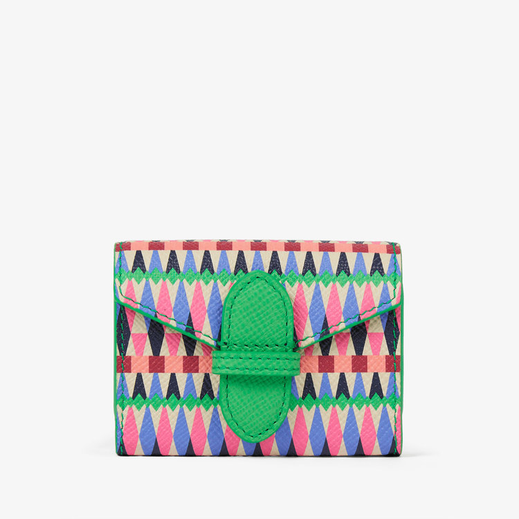 Single Playing Cards Case in Panama Harlequin