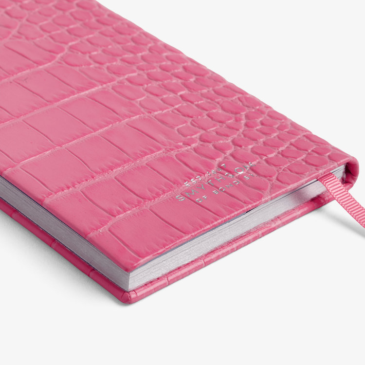 Smythson 【予約】2027 Panama Weekly Diary in Mara FLAMINGO
