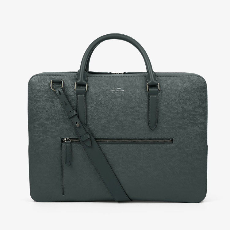 Slim Briefcase in Norton Canvas