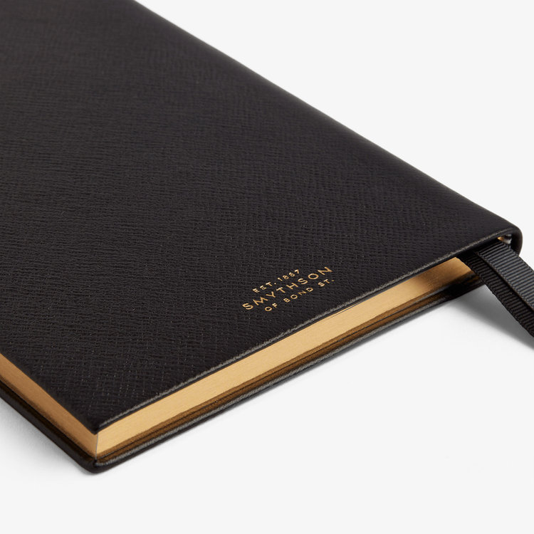 Smythson 【予約】2027 Soho Weekly Diary in Pastegrain BLACK