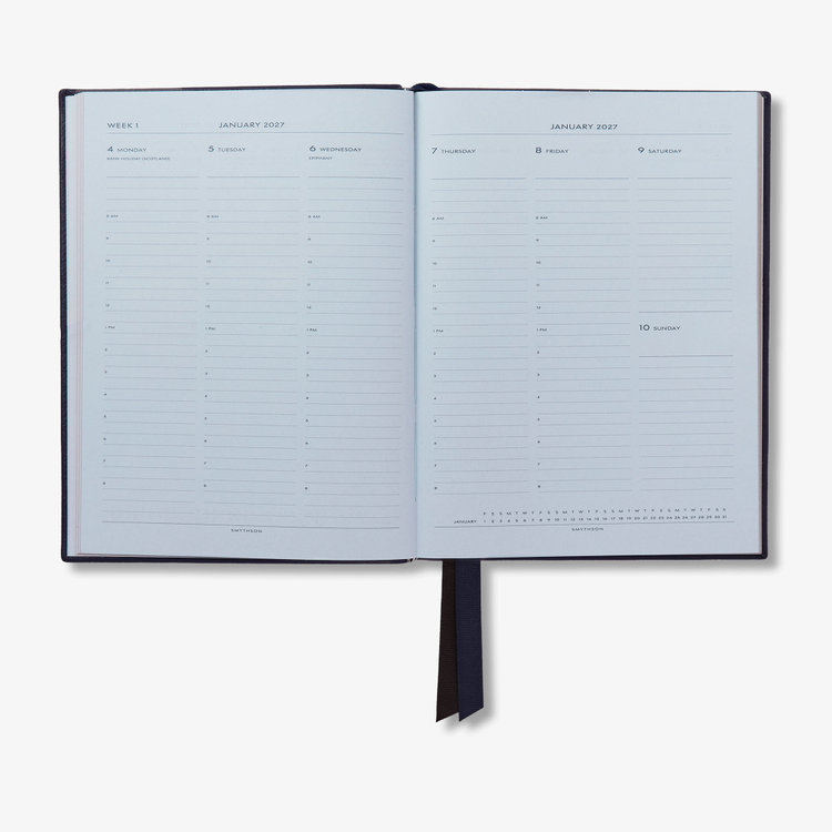 2027 Soho Vertical Weekly Diary in Pastegrain