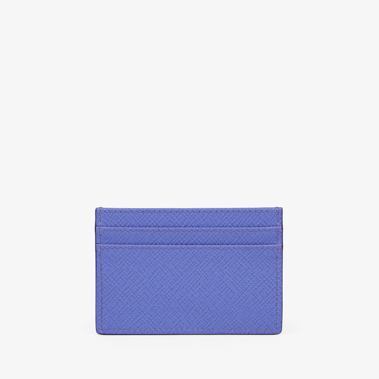 Smythson Panama Flat Card Holder ULTRA VIOLET