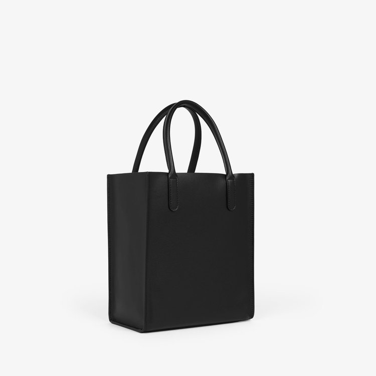 Smythson Mini Pavilion Kingly Tote Bag BLACK