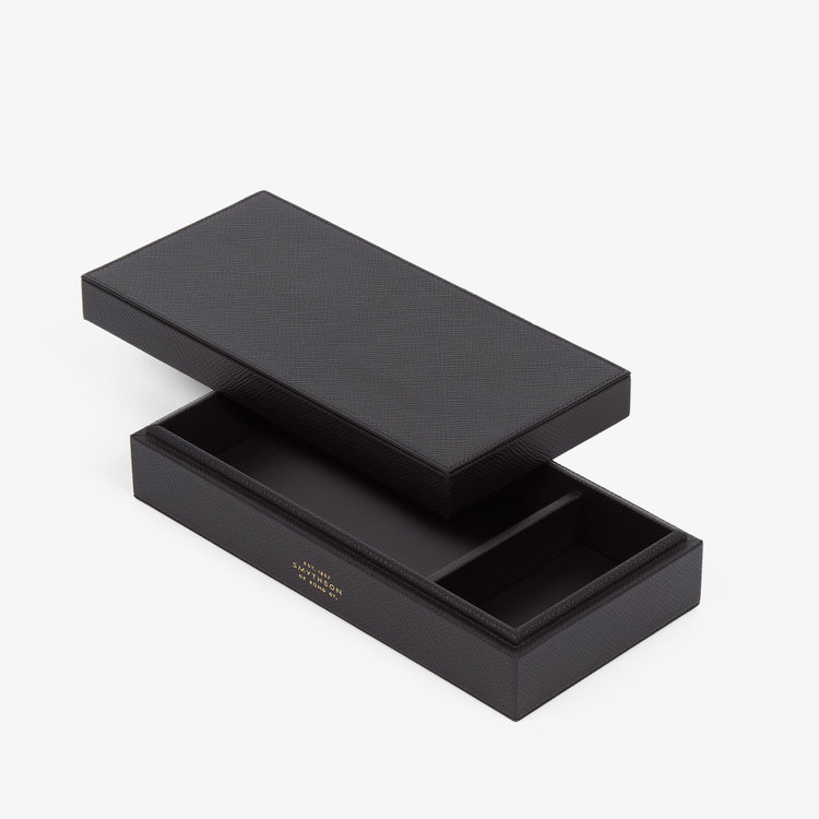 Smythson Panama Small Box BLACK