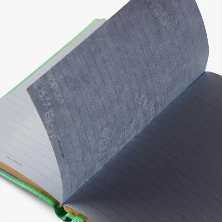 Smythson Pastegrain Panama Notebook Lists Lists & Lists SHAMROCK