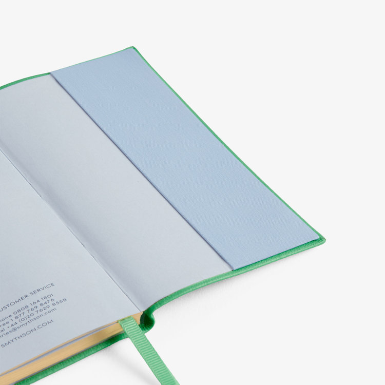 Smythson 【予約】2027 Panama Weekly Diary in Pastegrain SHAMROCK