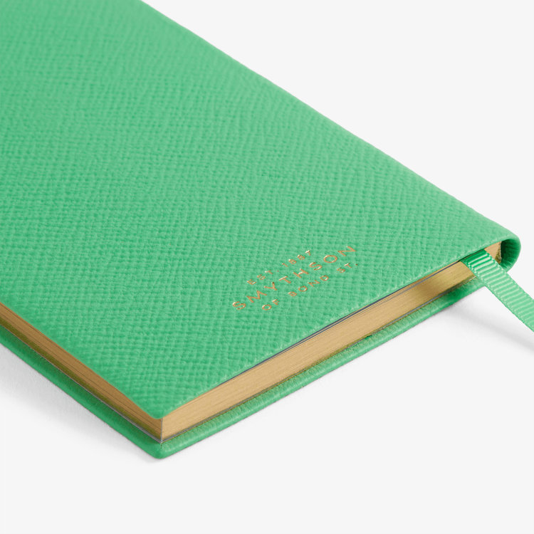 Smythson 【予約】2027 Panama Weekly Diary in Pastegrain SHAMROCK