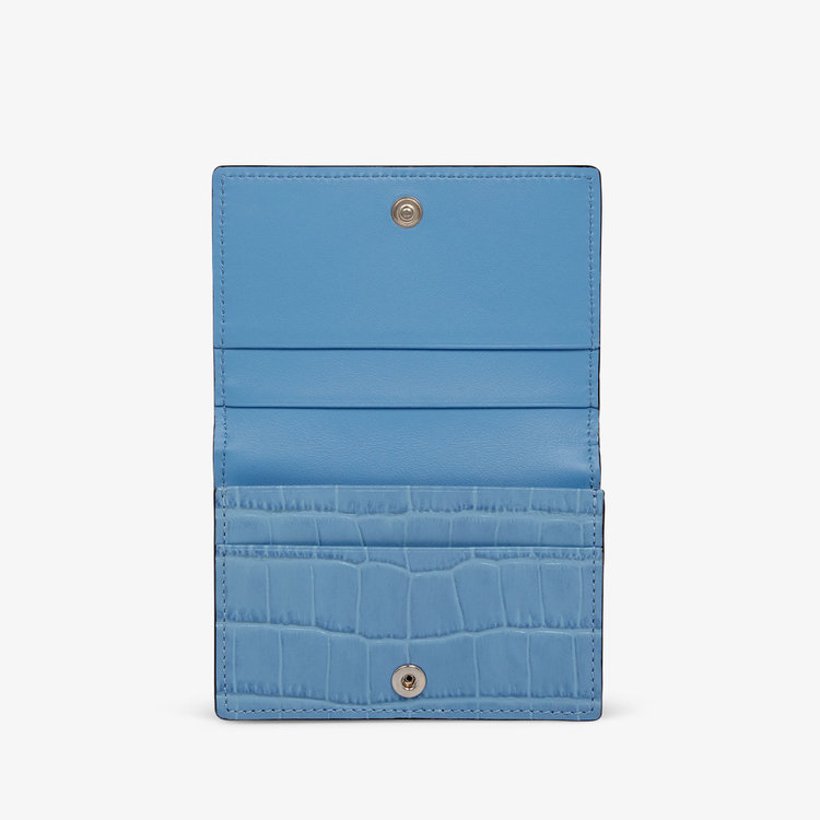 Mara Folded Card Case With Snap Closure