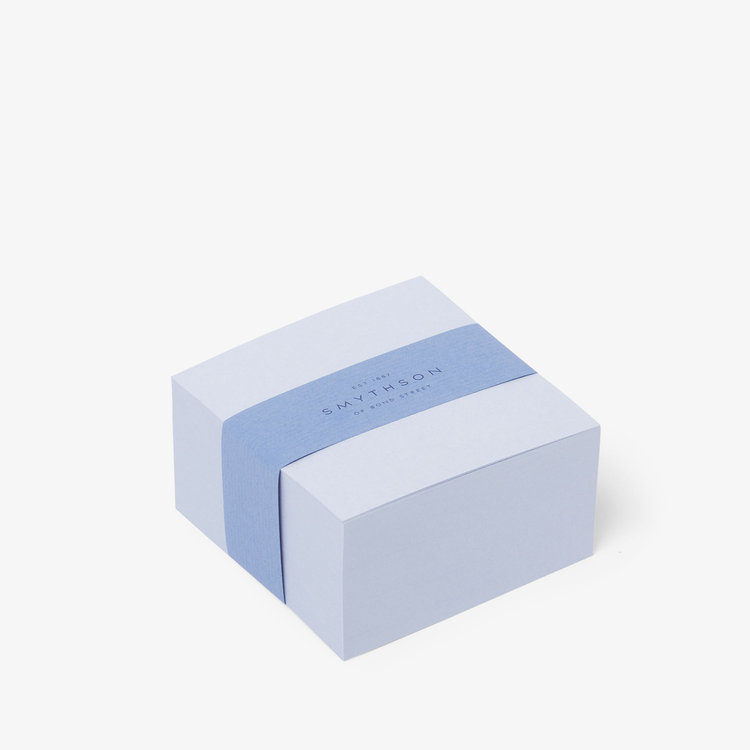 Smythson Refill Memo Block X235 BOND ST BLUE