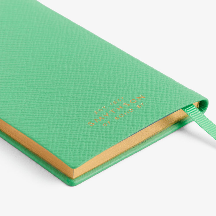 Smythson 【予約】2027 Wafer Weekly Diary in Pastegrain SHAMROCK