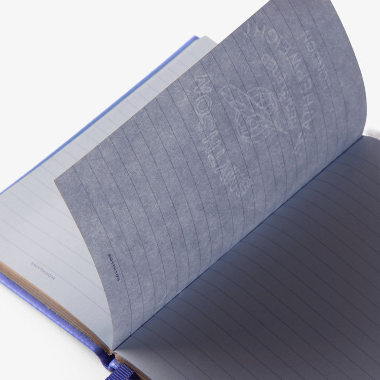 Smythson Inspirations and Ideas Panama Notebook in Pastegrain ULTRA VIOLET