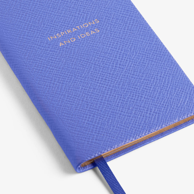 Smythson Inspirations and Ideas Panama Notebook in Pastegrain ULTRA VIOLET