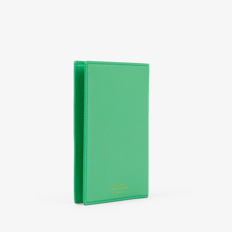 Smythson Panama Passport Cover SHAMROCK