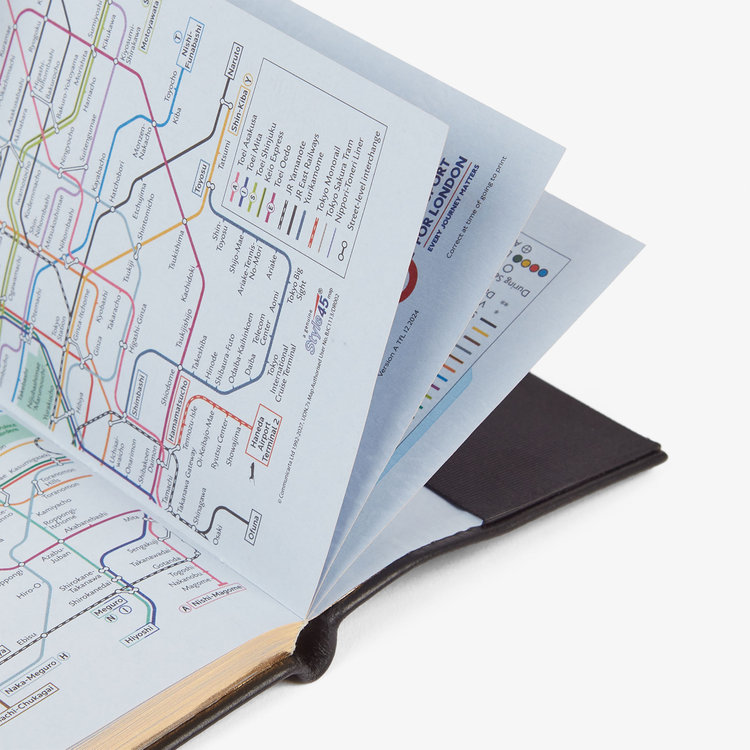 Smythson Pastegrain 2026 Panama Weekly Diary BLACK