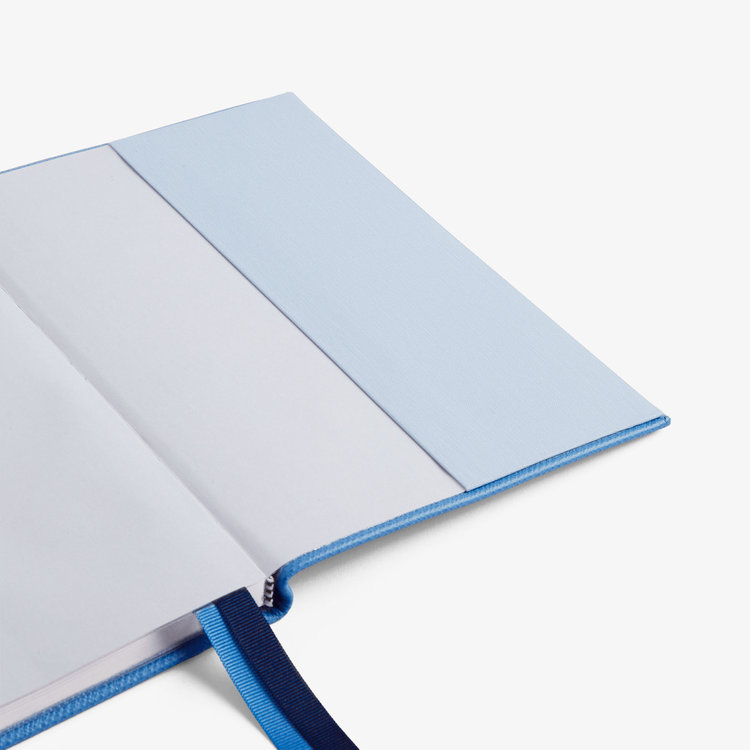 Smythson 【ポイント10%還元】2027 Soho Dogs Weekly Diary in Panama NILE BLUE