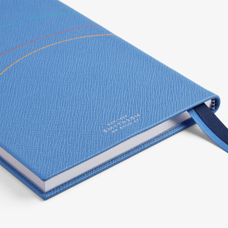 Smythson 【ポイント10%還元】2027 Soho Dogs Weekly Diary in Panama NILE BLUE