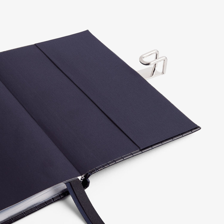 Smythson 【予約】2027 Soho Weekly Diary with Slide in Mara NAVY