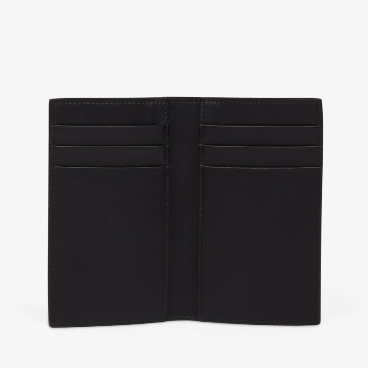 Smythson Panama 6CC Folded Card Holder NILE BLUE